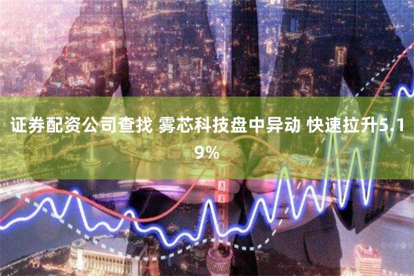 证券配资公司查找 雾芯科技盘中异动 快速拉升5.19%